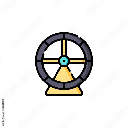 radiation sign icon