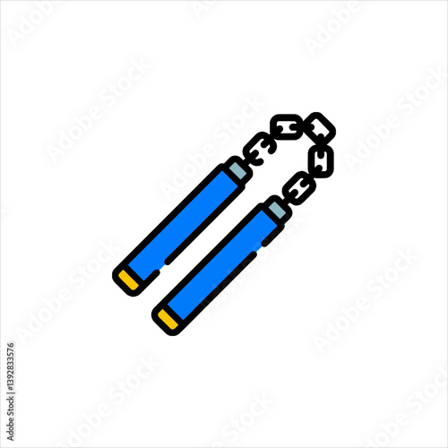 test tube isolated on white