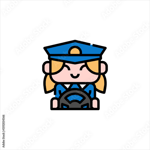police officer cartoon