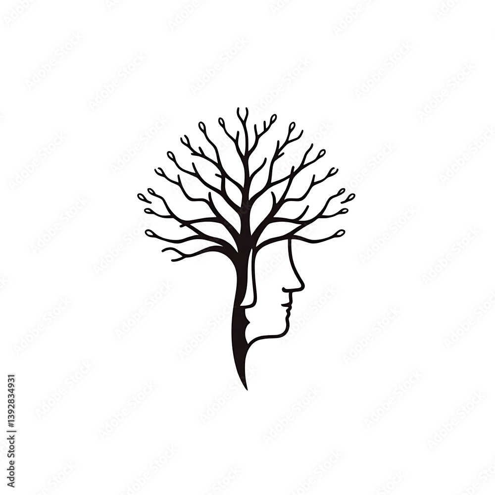 Obraz premium vector tree silhouette