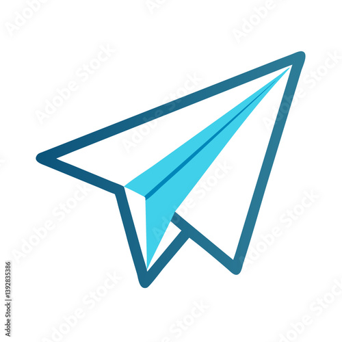 Paper Plane Send Message Icon Design