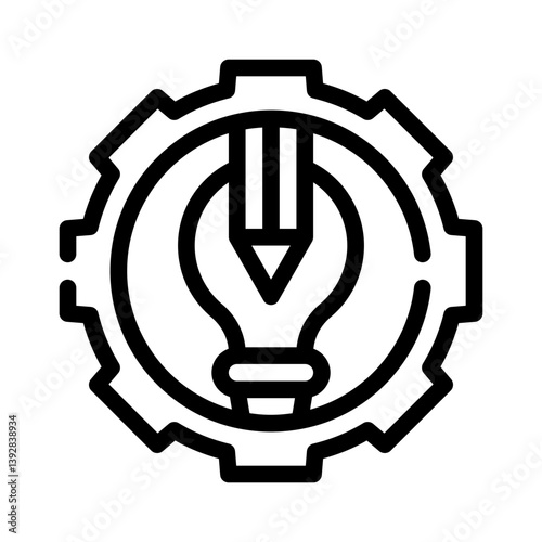 cogs line icon