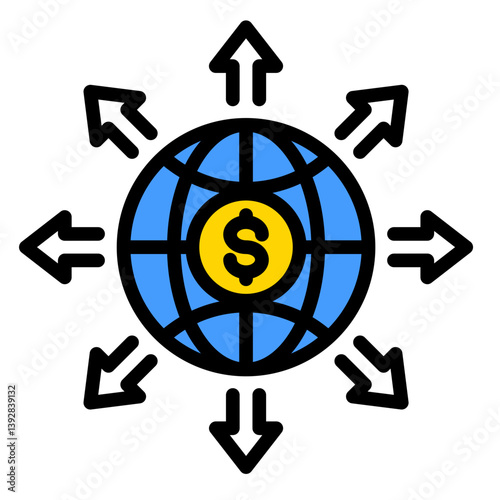 Business Expansion  Icon Element For Design	