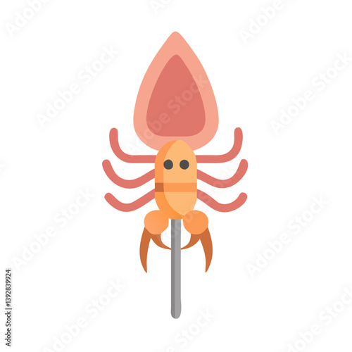  Grilled Squid Icon for Tom Yum Dishes