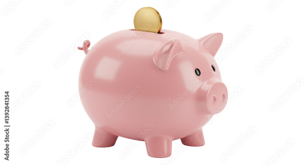 Isolated Piggy Bank Isolated Piggy Bank