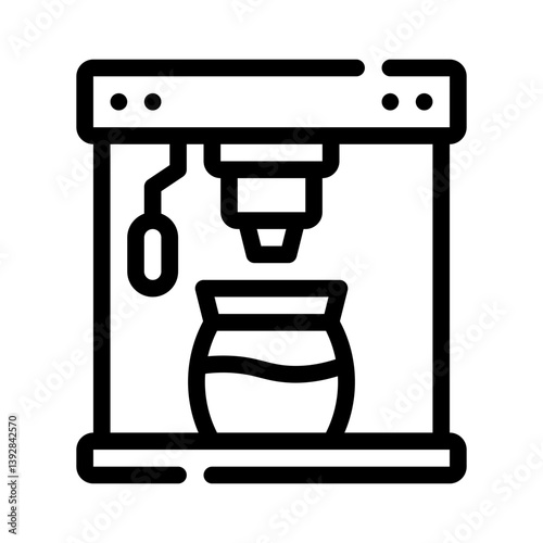 coffee maker line icon