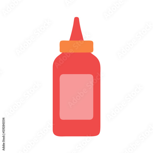  Charming Ketchup Bottle Graphic for Marketing