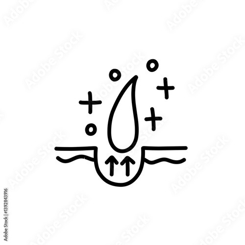 hair growth icon