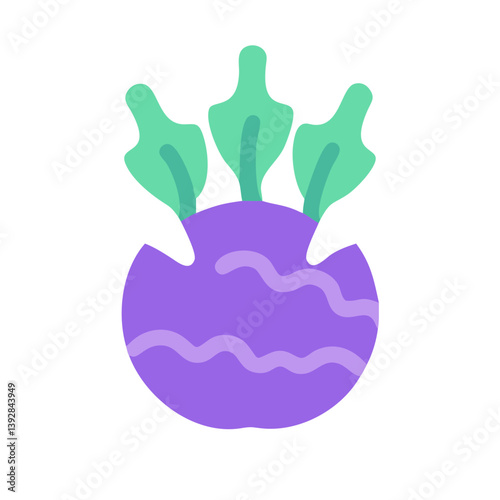  Charming Kohlrabi Graphic for Salads