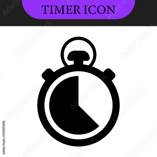 Timer and stopwatch vector icons set. Countdown timer vector icons. Time management. Deadline, punctuality and time management and optimization Countdown 5, 10, 20, 30, 60 minutes. Vector illustration