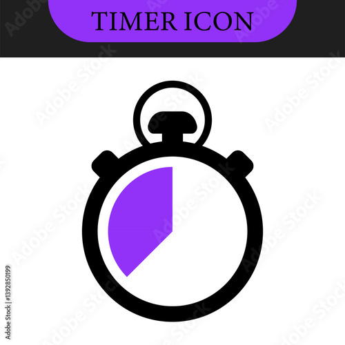 Timer and stopwatch vector icons set. Countdown timer vector icons. Time management. Deadline, punctuality and time management and optimization Countdown 5, 10, 20, 30, 60 minutes. Vector illustration