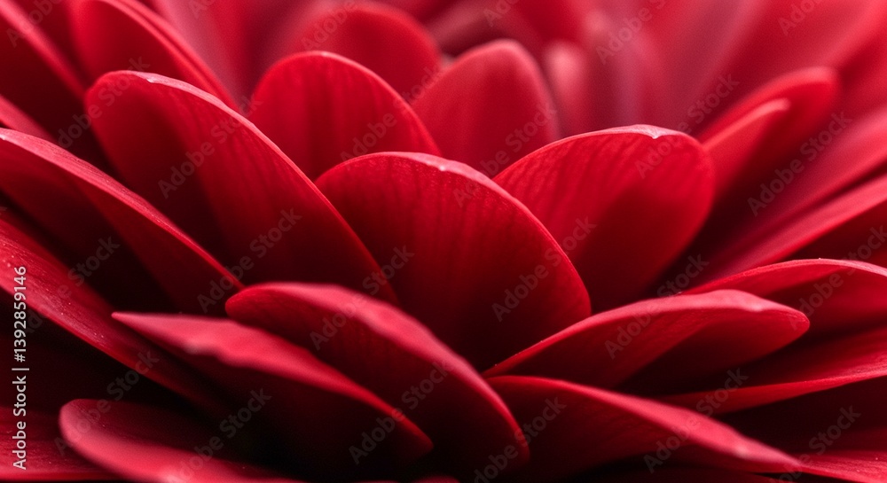 Macro shot of layered red flower petals forming a floral pattern, suitable for backgrounds or wallpapers Macro shot of layered red flower petals forming a floral pattern, suitable for backgrounds or wallpapers