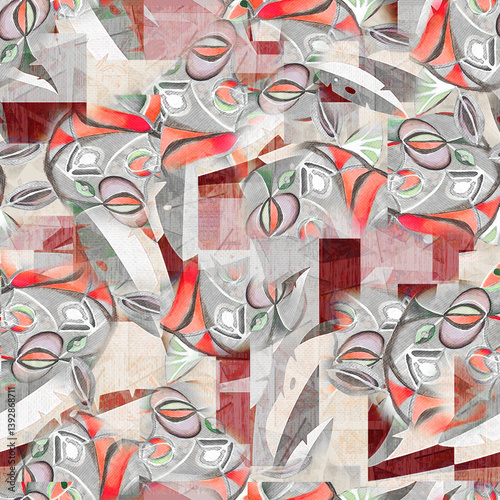 abstract background with graffiti