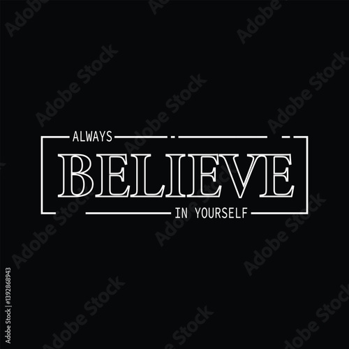 believe t-shirt design vector