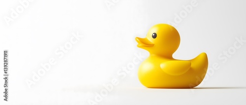Obraz na płótnie Yellow Rubber Duck Toy w salonie