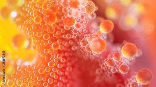 Obraz na płótnie Colorful Oil and Water Bubbles w salonie