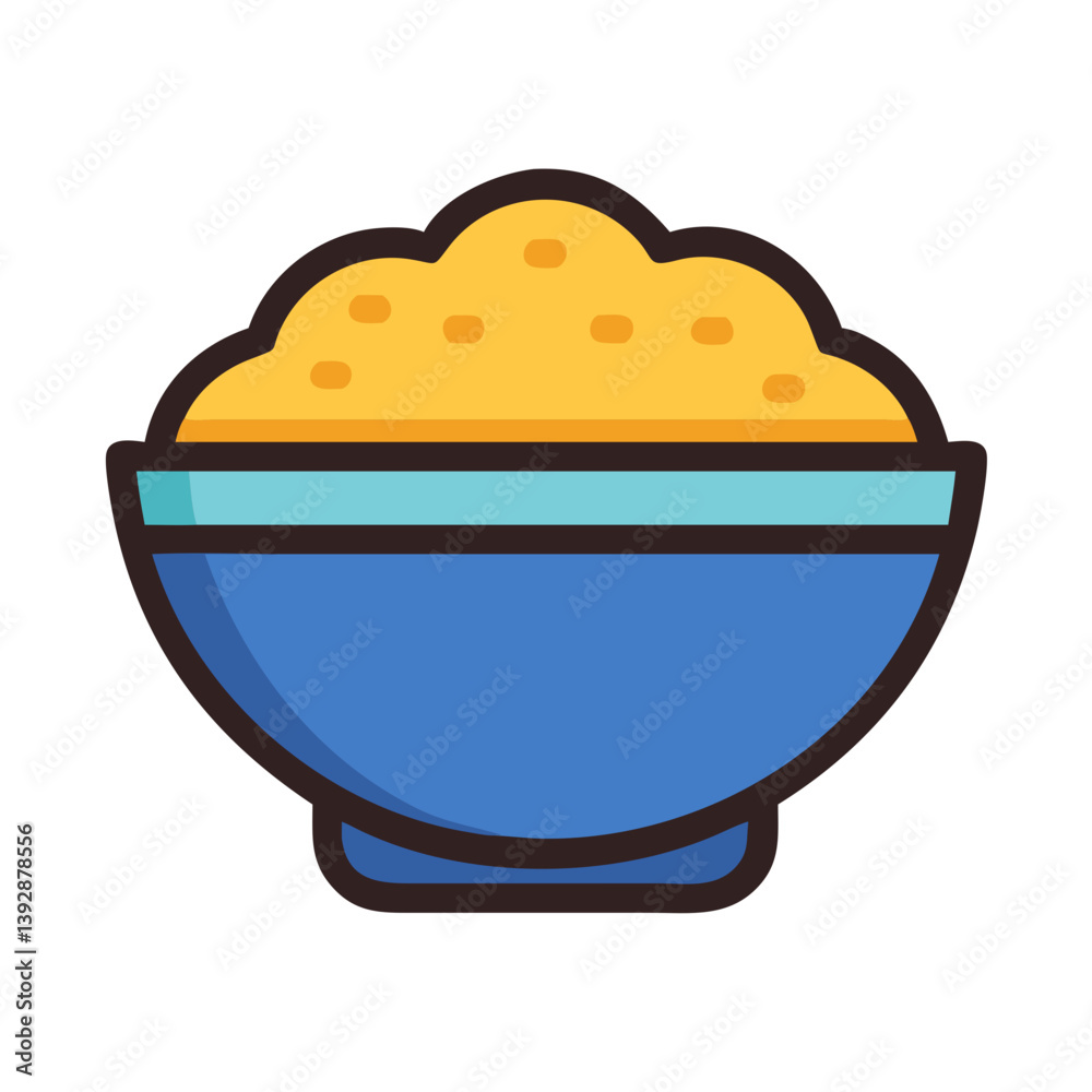 Charming Porridge Bowl Graphic for Recipes Charming Porridge Bowl Graphic for Recipes
