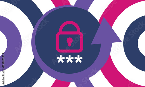 Cyber Security Awareness Month. Celebrated annual in October to raise awareness about digital security and empower everyone to protect their personal data from digital forms of crime. Vector poster