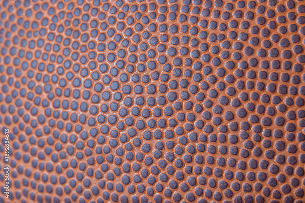 Closeup of basketball textured background