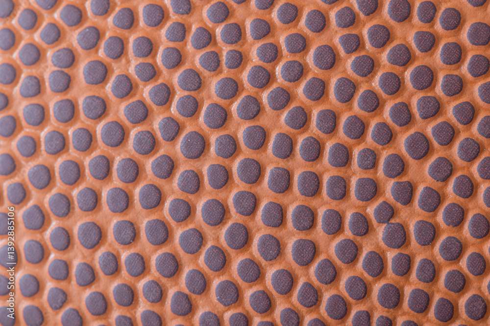 Closeup of basketball textured background