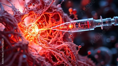Precision medication with syringe targeting cells for targeted treatment