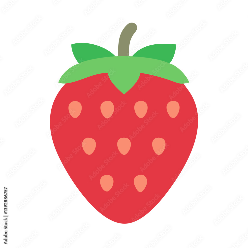 Fototapeta premium Elegant Strawberry Design for Menus