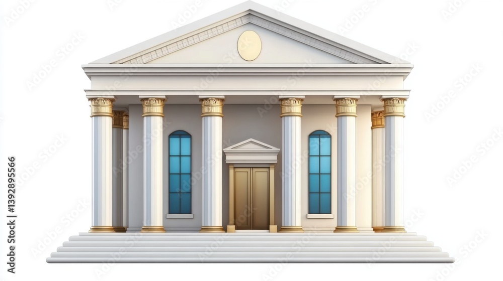Obraz premium bank of the bank