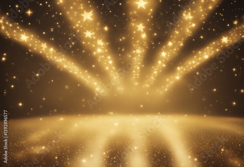 golden yellow background soffits colors show shape performance vintage stars celebrity spotlights stage light glamour famous superstar greeting star retro concert recognition toned conquer gold blue