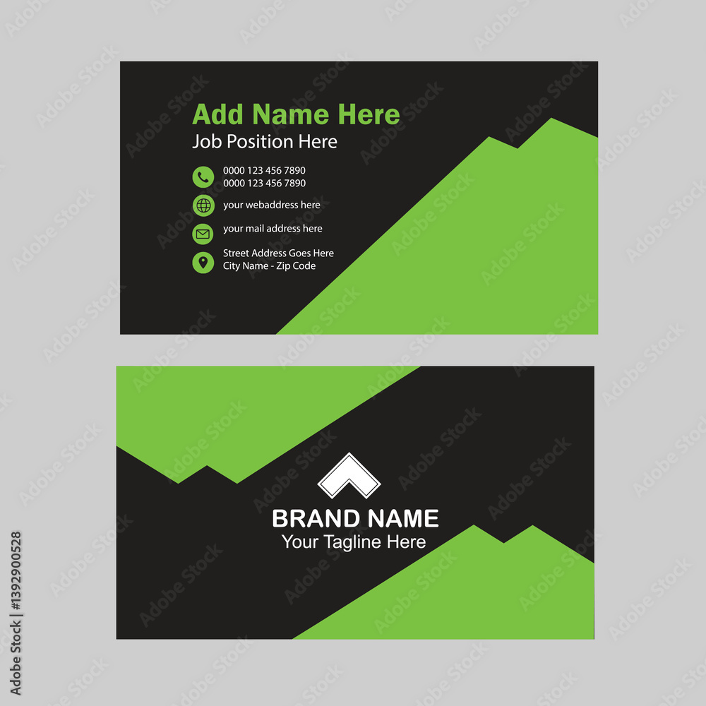 Fototapeta premium Modern business card design template