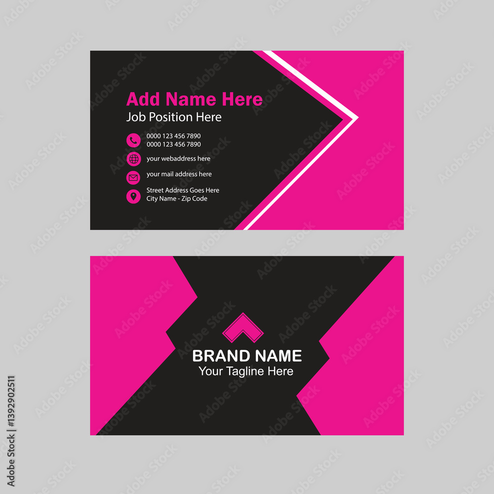 Fototapeta premium Modern business card design template