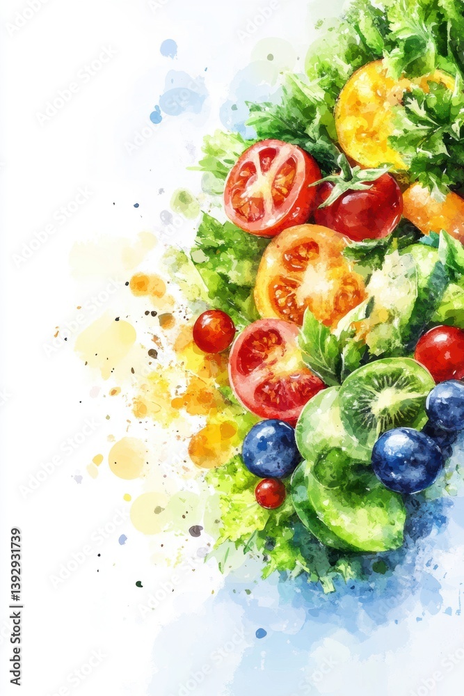 Various mixed fresh organic vegetable in Spring