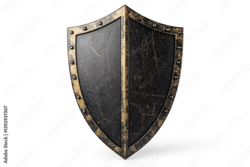 IT digital shield symbolizes cyber security attack protection isolated on white background, hd, realistic IT digital shield symbolizes cyber security attack protection isolated on white background, hd, realistic