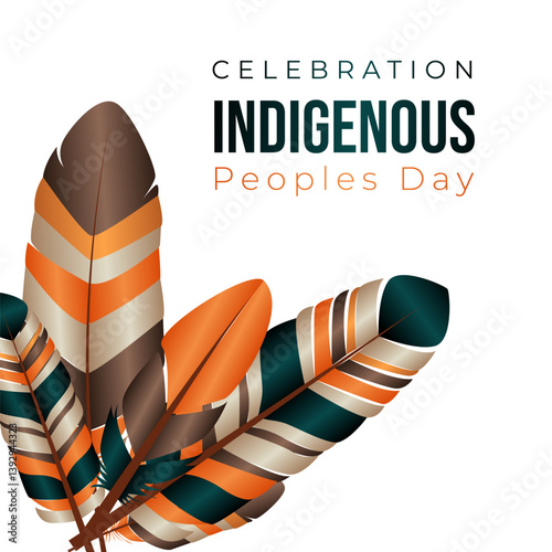 Indians, bright feathers..International Day of the World's Indigenous People. August 9	