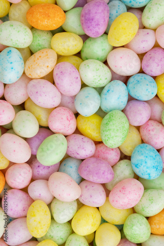 Obraz na płótnie Colorful Easter egg background w salonie