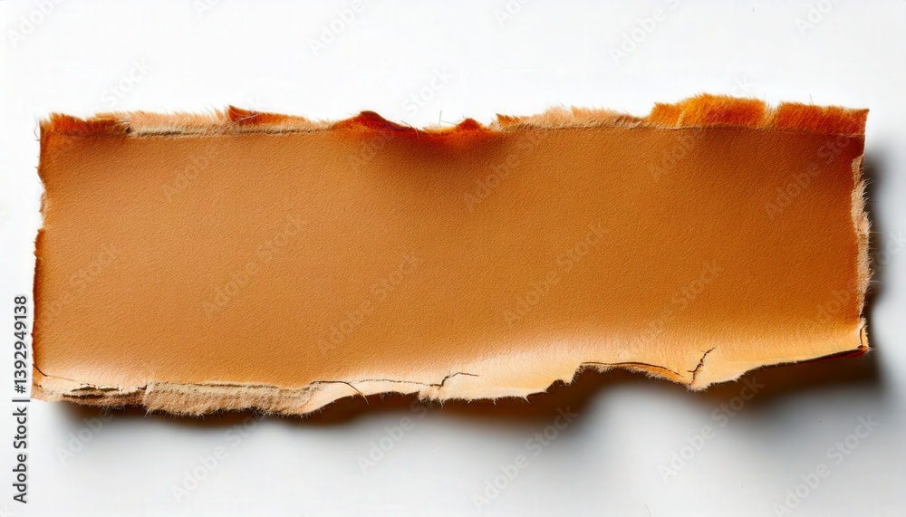 High resolution torn paper with rough and uneven edges, sharp tear details High resolution torn paper with rough and uneven edges, sharp tear details
