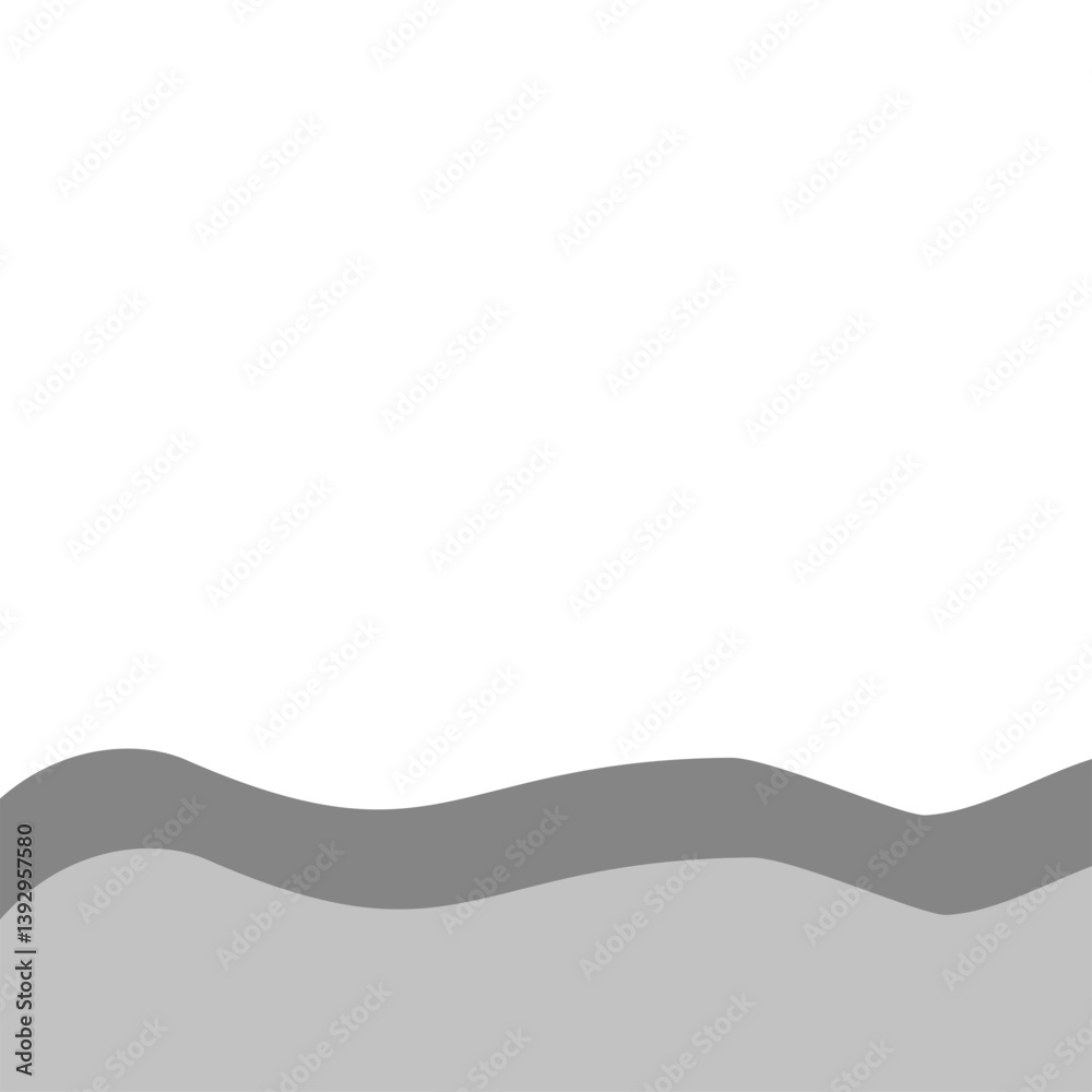 Fototapeta premium Lower page border gray color
