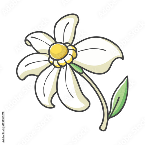 anemopsis yerba mansa flower icon, anemopsis yerba mansa flower vector illustration-simple illustration of anemopsis yerba mansa flower, perfect for anemopsis yerba mansa flower logos and icons