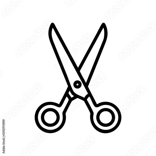 Scissors Icon for Creativity and Crafting Topics