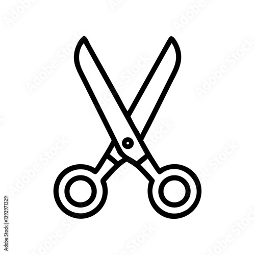 Scissors Icon for Creativity and Crafting Topics
