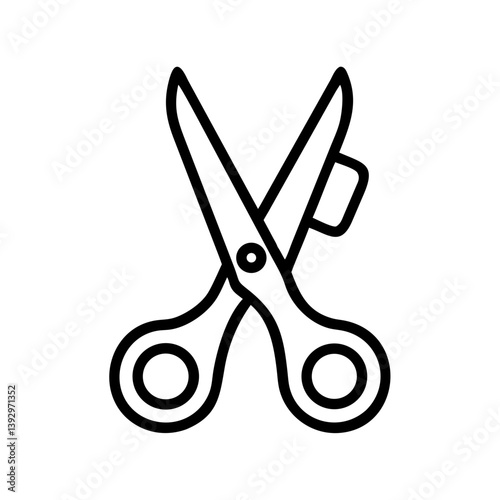 Scissors Icon for Creativity and Crafting Topics