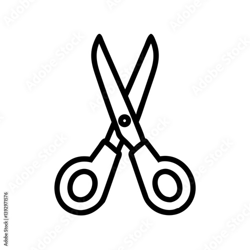 Scissors Icon for Creativity and Crafting Topics