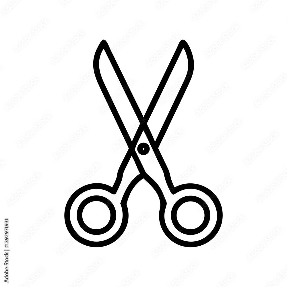 Scissors Icon for Creativity and Crafting Topics Scissors Icon for Creativity and Crafting Topics