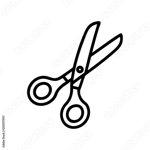 Scissors Icon for Creativity and Crafting Topics