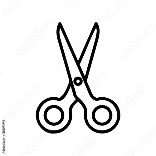 Scissors Icon for Creativity and Crafting Topics