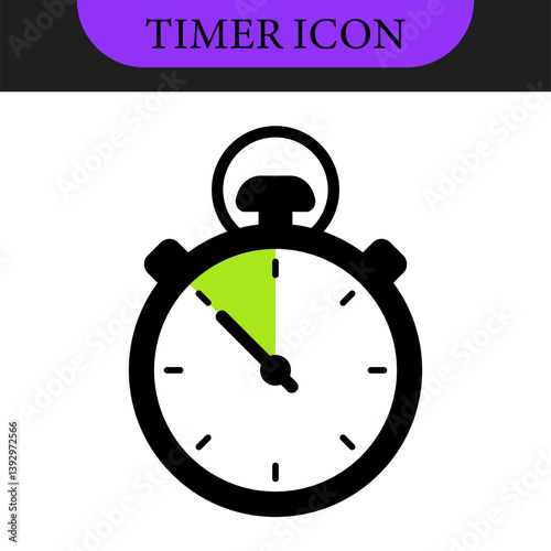 Timer and stopwatch vector icons set. Countdown timer vector icons. Time management. Deadline, punctuality and time management and optimization Countdown 5, 10, 20, 30, 60 minutes. Vector illustration