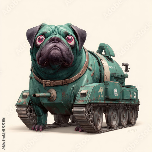 Funny Pug Tank