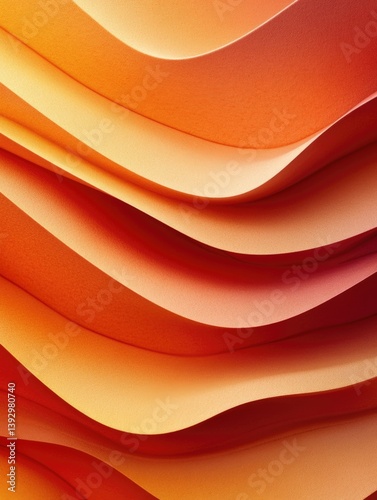 Obraz na płótnie Close-Up of Orange Paper w salonie