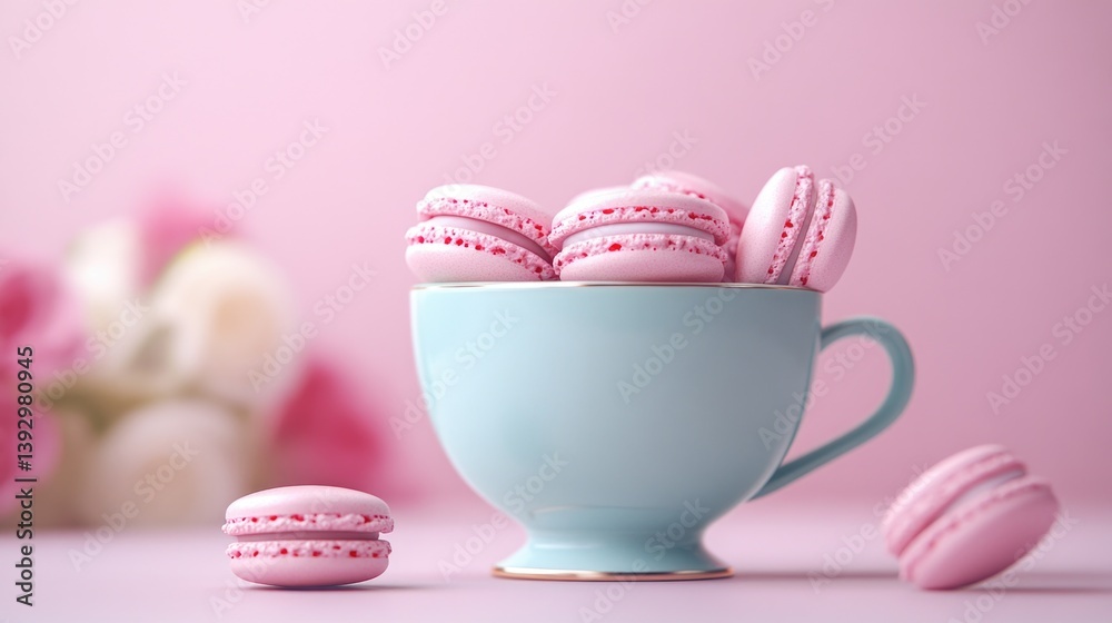 Pink Macaron Cup