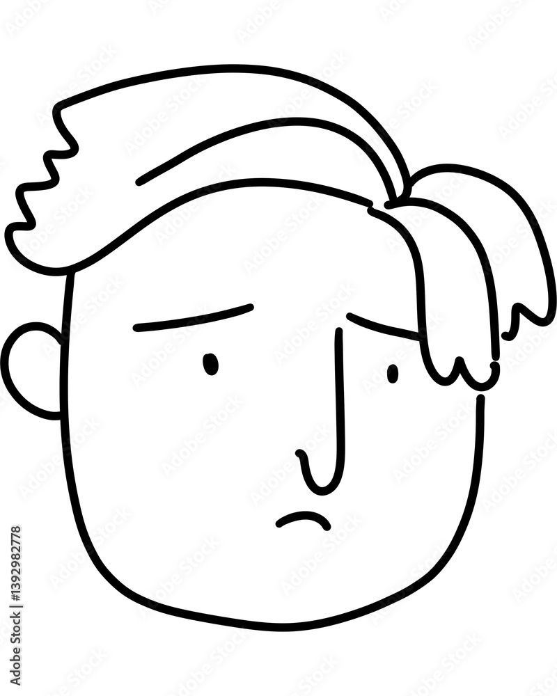 Line drawing illustration Line drawing illustration