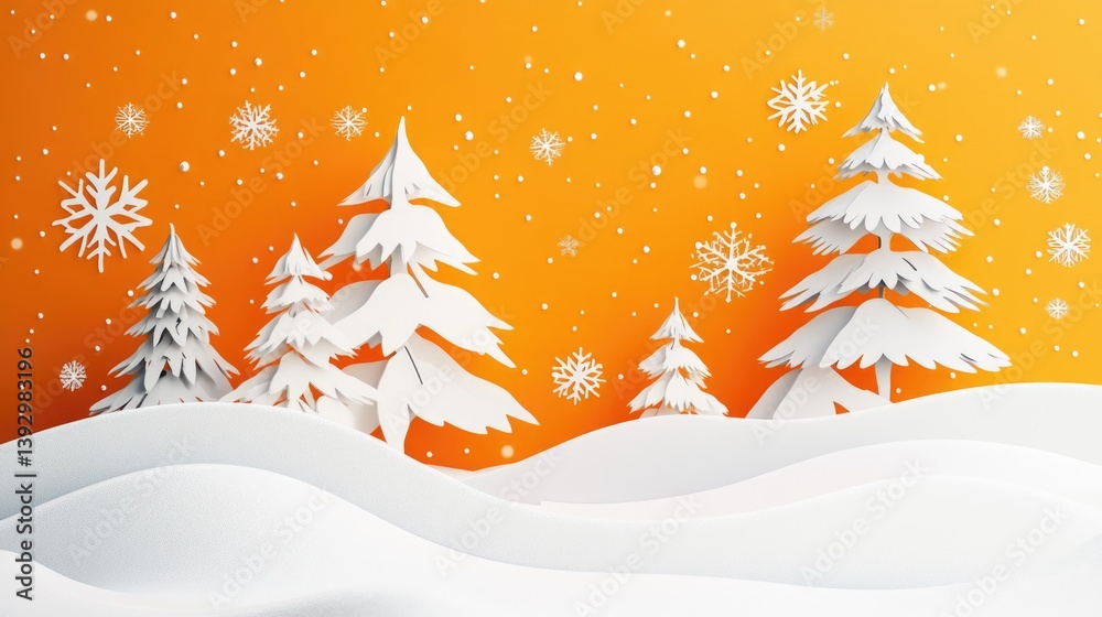 Snowy Forest Landscape